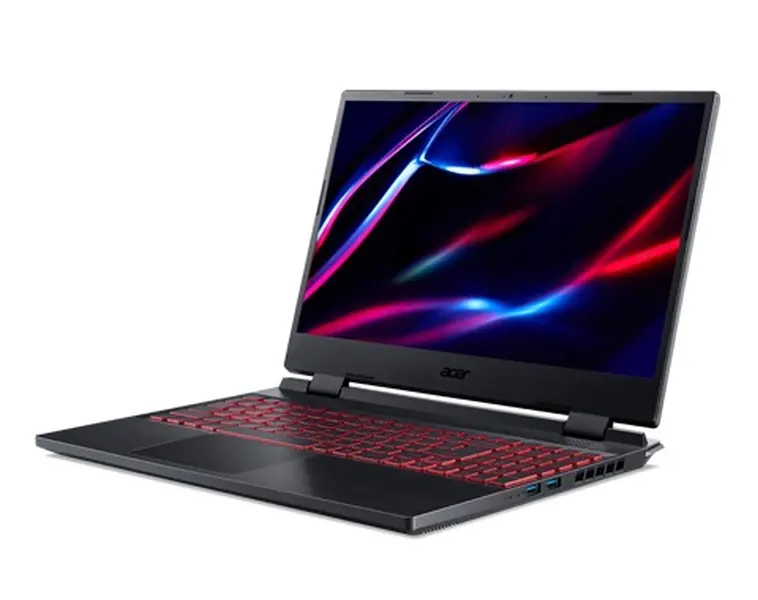 Лаптоп, Acer Nitro 5, AN515-58-74HY, Intel Core i7-12650H (up to 4.70 GHz, 24MB), 15.6" FHD IPS 144Hz, 16GB DDR5, 1024GB SSD, NVIDIA GeForce RTX 4060 8GB, INTEL 2X2 AX+BT Killer 1650i, HD Cam, KB Backlight, No OS, Black + Acer 3Y Carry In Warranty Extension - image 2