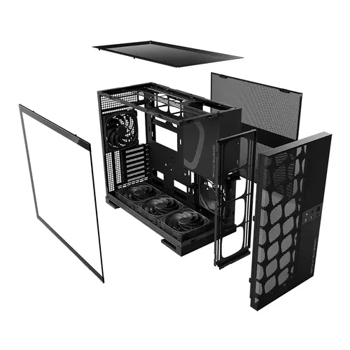 Geometric Future кутия Case EATX - Model 5 Vent Black - 5 x 140 mm aRGB fans included - image 7