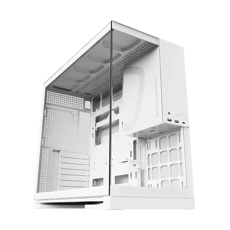 Geometric Future кутия Case EATX - Model 5 White - 5 x 140 mm aRGB fans included - image 2