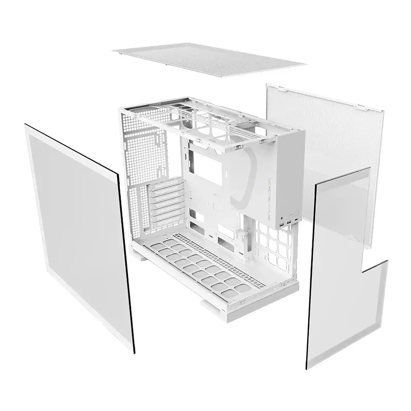 Geometric Future кутия Case EATX - Model 5 White - 5 x 140 mm aRGB fans included - image 4