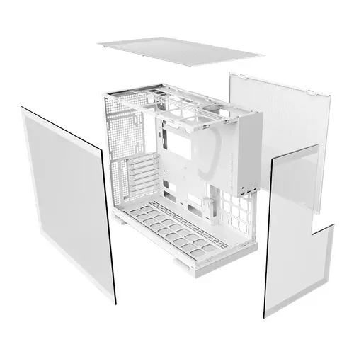 Geometric Future кутия Case EATX - Model 5 White - 5 x 140 mm aRGB fans included - image 4