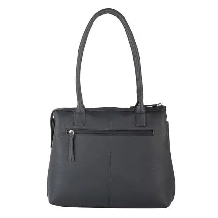 Дамска чанта цвят тъмно синьо - Rossi - image 5