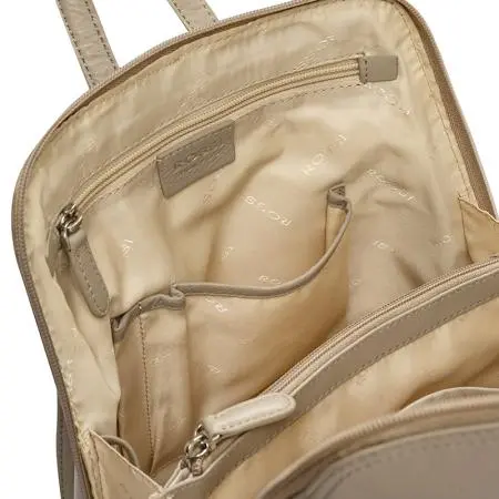Дамска раница цвят капучино Rossi - image 5