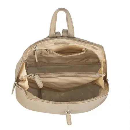 Дамска раница цвят капучино Rossi - image 6