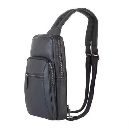 Мъжка чанта цвят тъмно синьо - Silver Flame - image 1