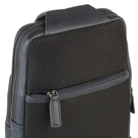 Мъжка чанта цвят тъмно синьо - Silver Flame - image 9