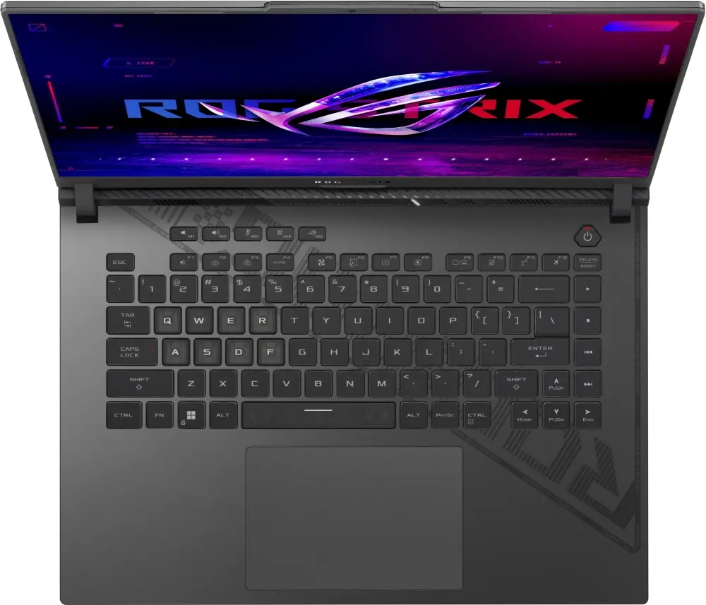 Лаптоп, Asus Strix G16 G614JU-N3512, Intel i5-13450HX 2.4 GHz (20M Cache, up to 4.6 GHz),16.0 WUXGA 1920X1200 16:10, AG, 165 Hz,DDR5 16GB ( 8GB DDR5-4800 SO-DIMM *2 ) ,1TB , RTX4050 6GB GDDR6,Wi-Fi 6E ,Backlit Chiclet Keyboard 1-Zone RGB,NO OS,Eclipse Gray - image 2