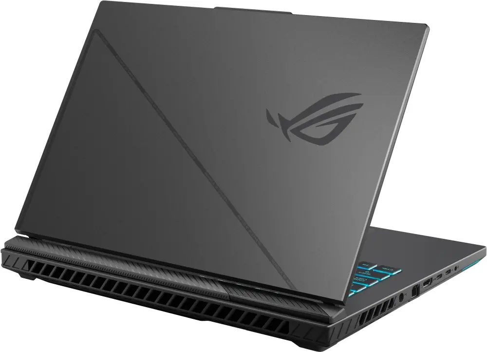 Лаптоп, Asus Strix G16 G614JI-N3082,Intel i7-13650HX,( 2.6 GHz 24M Cache, up to 4.9 GHz ),16.0 WUXGA 1920X1200 16:10, AG, 165 Hz,DDR5 32GB ( 16GB DDR5-4800 SO-DIMM *2 ) ,1TB , RTX4070 8GB GDDR6,Wi-Fi 6E ,Backlit Chiclet Keyboard 1-Zone RGB,NO OS,Eclipse Gray - image 3