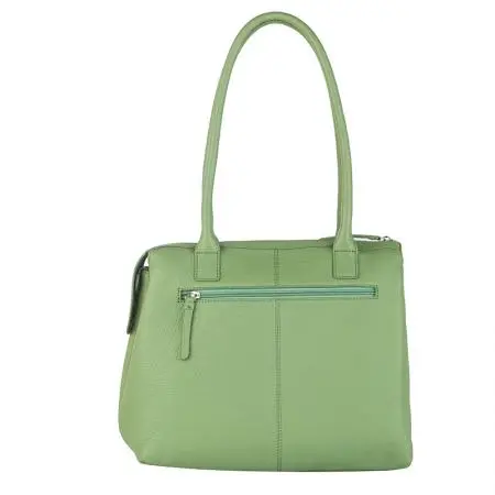 Geantă de damă culoare verde crem - Rossi - image 6