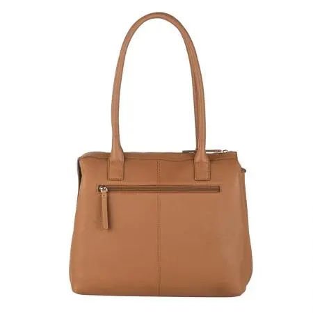 Дамска чанта цвят тан-светло кафяво - Rossi - image 6