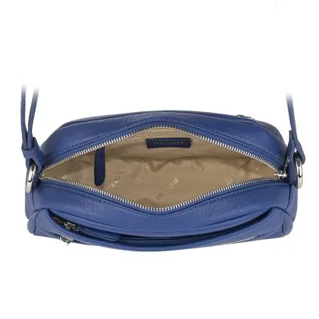 Дамска чанта цвят турско синьо - Rossi - image 2