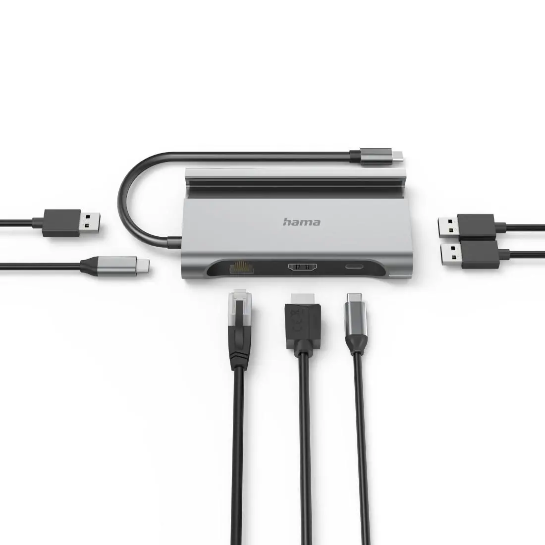 Докинг станция за лаптоп HAMA "Connect2Mobile V2" USB-C 7 в 1 - image 2