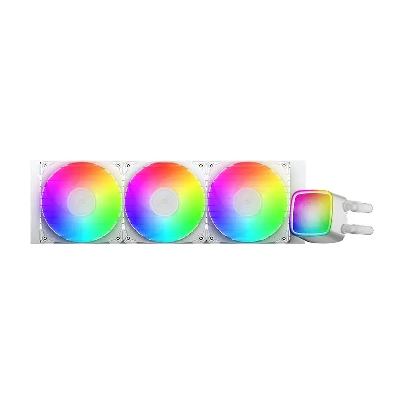 Geometric Future водно охлаждане Water Cooling - Eskimo Pro 360 White - Addressable RGB, LGA1851/AM5 - image 1
