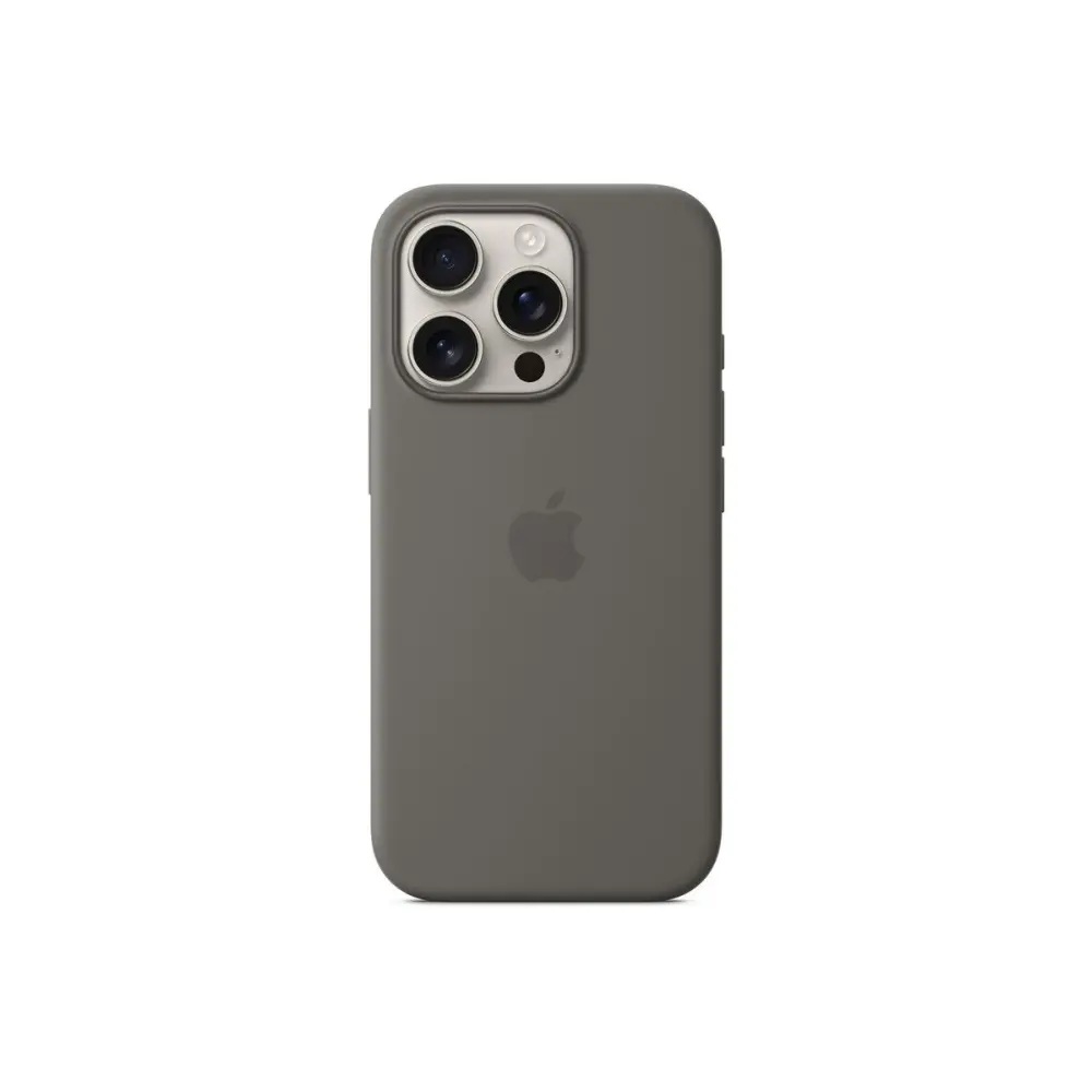 Калъф, Apple iPhone 16 Pro Silicone Case with MagSafe - Stone Gray - image 1