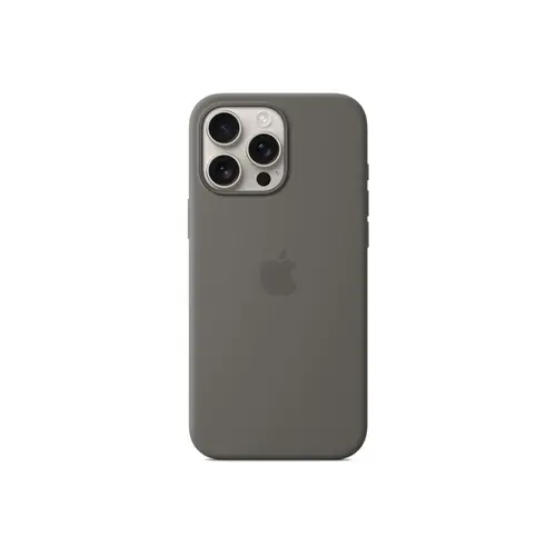 Калъф, Apple iPhone 16 Pro Max Silicone Case with MagSafe - Stone Gray - image 1