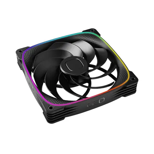 Geometric Future Комплект вентилатори Fan Pack 3-in-1 140 mm, Reversed - Squama 2503RB-14 Black - image 3