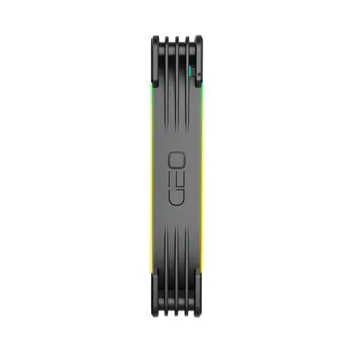 Geometric Future Комплект вентилатори Fan Pack 3-in-1 140 mm, Reversed - Squama 2503RB-14 Black - image 5