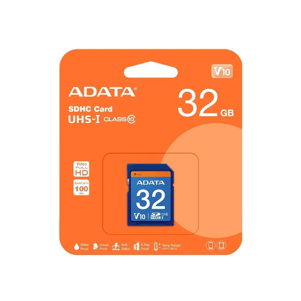 Памет, ADATA 32GB SDHC UHS-I CLASS 10