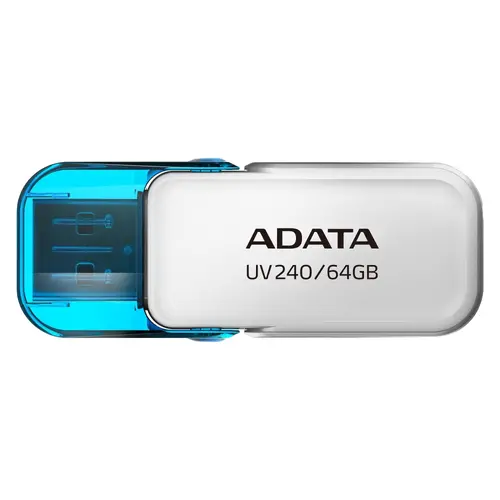 Памет, ADATA UV240 64GB USB 2.0 White - image 1