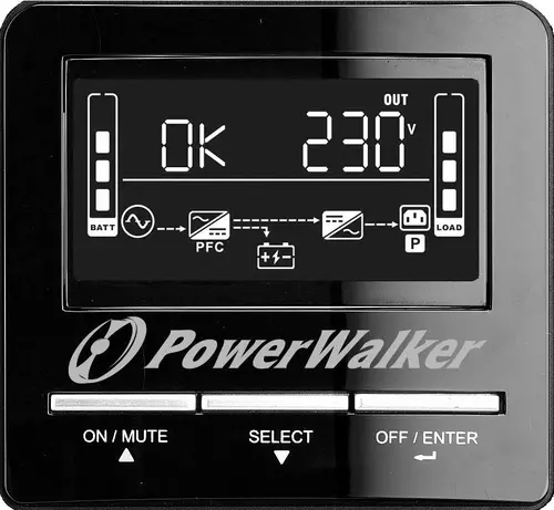 UPS POWERWALKER VI 2000 CW IEC, 2000 VA, Line Interactive - image 1