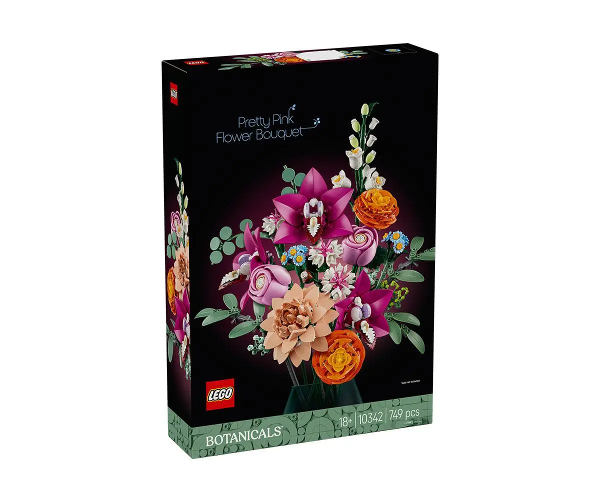 LEGO Botanicals - Beautiful Pink Flower Bouquet , 10342