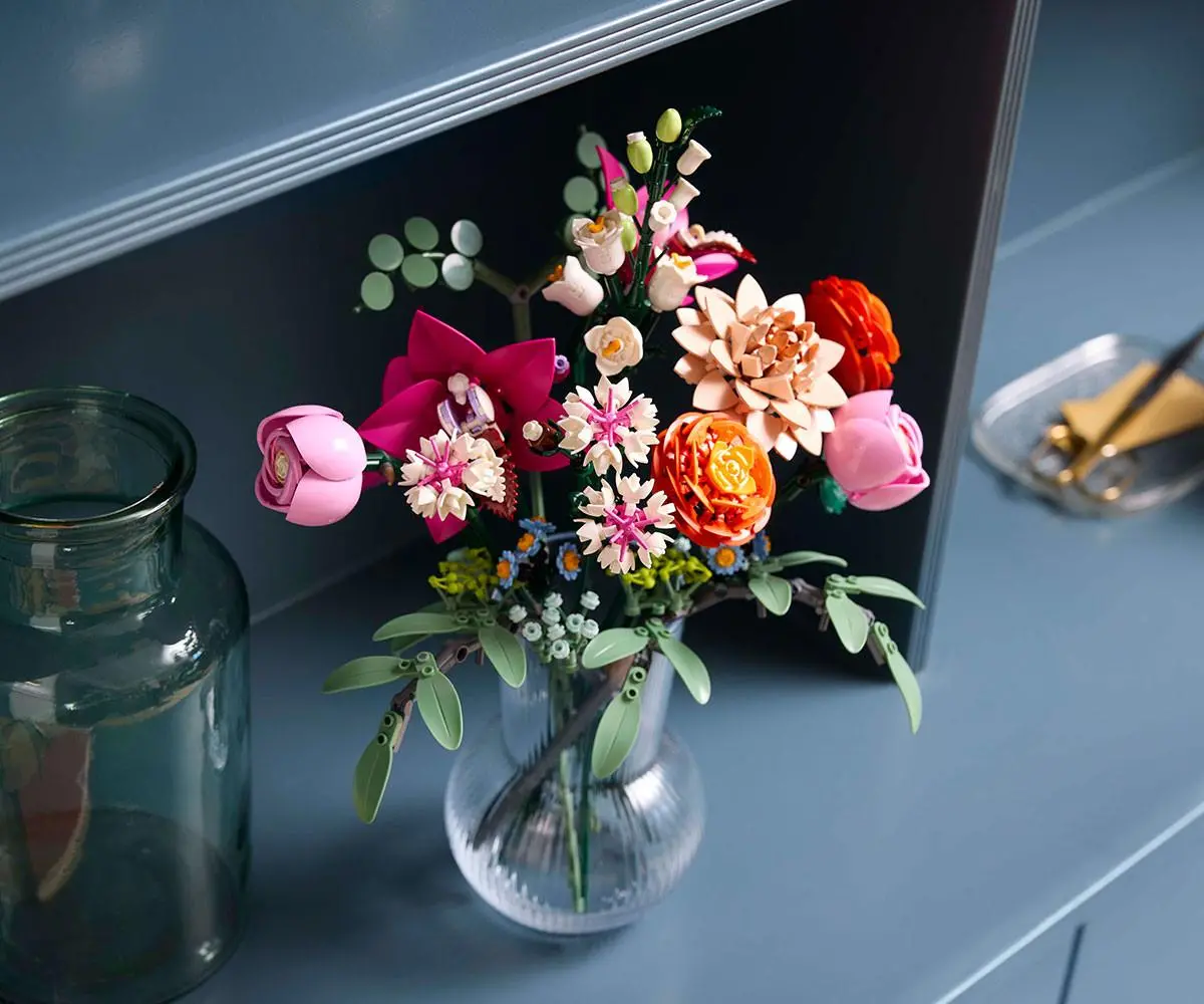 LEGO Botanicals - Beautiful Pink Flower Bouquet , 10342 - image 7