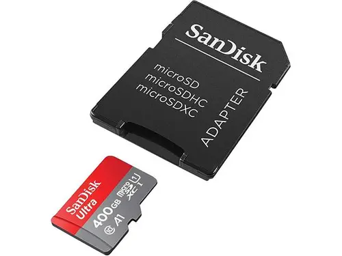 SanDisk Карта памет Ultra microSDXC,400GB + SD Adapter + 98MB/s Class 10 UHS-I A1 - image 1