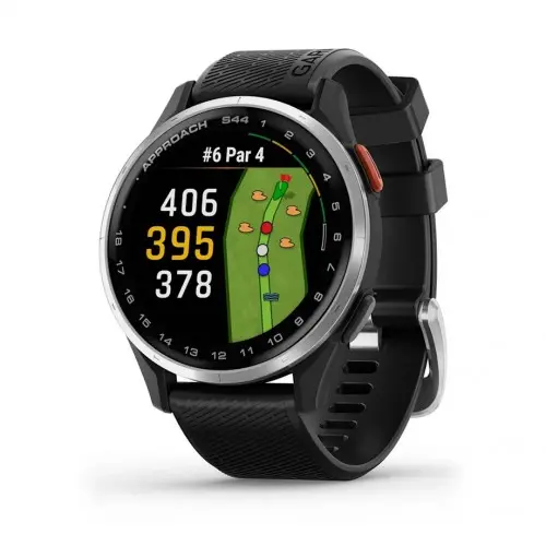 Garmin Approach® S44 - Approach® S44 - Silver Aluminium безел с Black силиконова каишка 010-03009-00