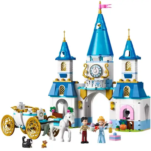 LEGO Princess Cinderella's castle and horse-drawn carriage- 43275 - image 1