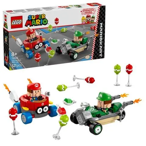 LEGO Super Mario Mario car - Baby Mario vs Baby Luigi, 72034