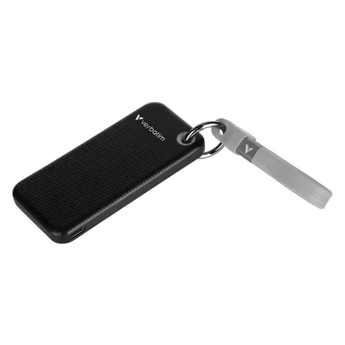 Твърд диск, Verbatim Pocket SSD USB 3.2 Gen 2 1TB Black/Grey - image 2