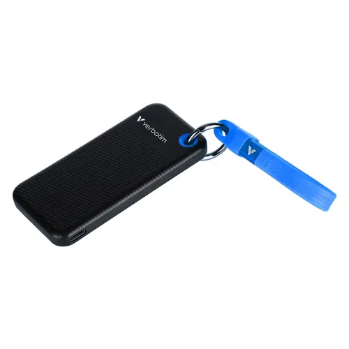 Твърд диск, Verbatim Pocket SSD USB 3.2 Gen 2 1TB Black/Blue - image 2