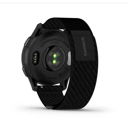 Garmin Approach® S50 - Approach® S50 - Slate Aluminium безел с Black ComfortFit Nylon каишка 010-03010-00 - image 3