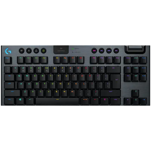 Клавиатура, Logitech G915 X LIGHTSPEED TKL Low-Profile Wireless Gaming Keyboard - BLACK - US INT`L - EMEA28i-935