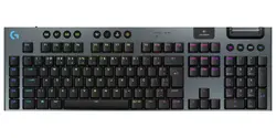 Клавиатура, Logitech G915 X LIGHTSPEED Low-Profile Wireless Gaming Keyboard - Black US International Clicky