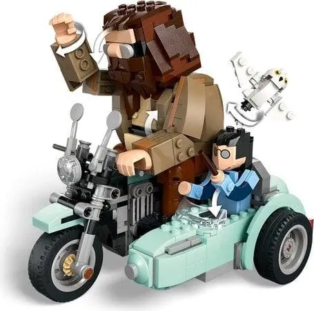 LEGO Harry Potter Plimbarea cu motocicleta a lui Hagrid și Harry - 76443 - 3