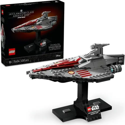 LEGO Star Wars - Navă de asalt clasa Acclamator, 75404 - 1