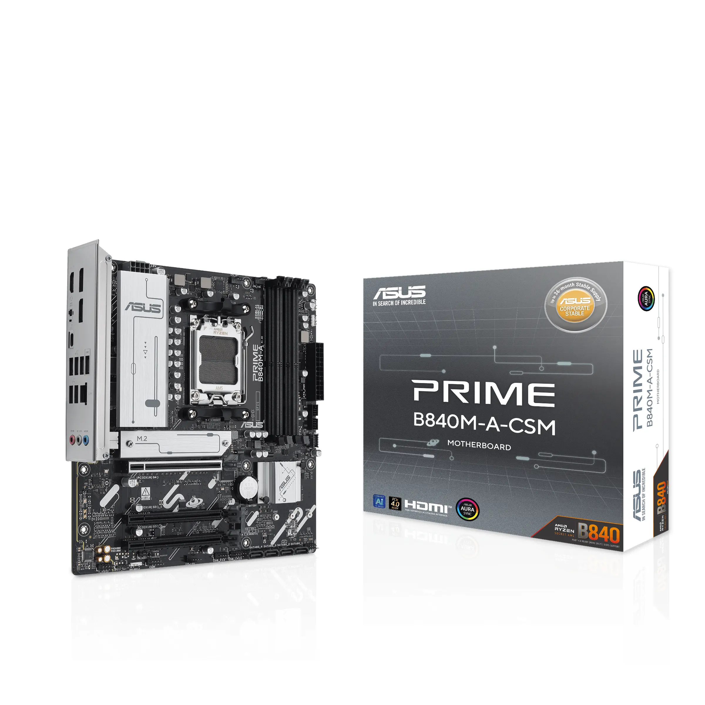 Дънна платка ASUS PRIME B840M-А-CSM socket AM5 - image 4