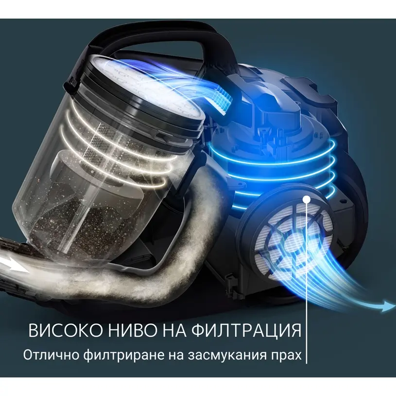 Ηλεκτρική σκούπα, Rowenta RO3726EA Vac Cleaner Compact Power Cyclon - image 5