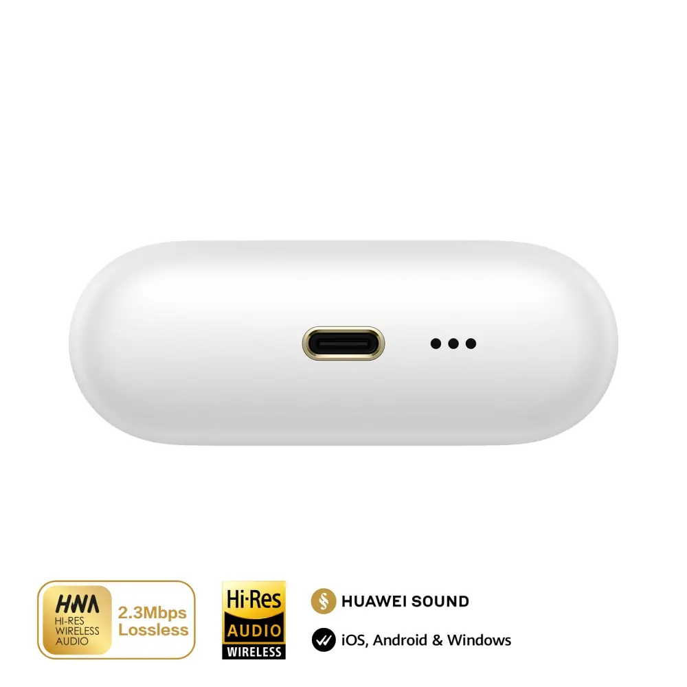 Слушалки, Huawei FreeBuds Pro 4 Piano-T180 Ceramic Whiter - image 4