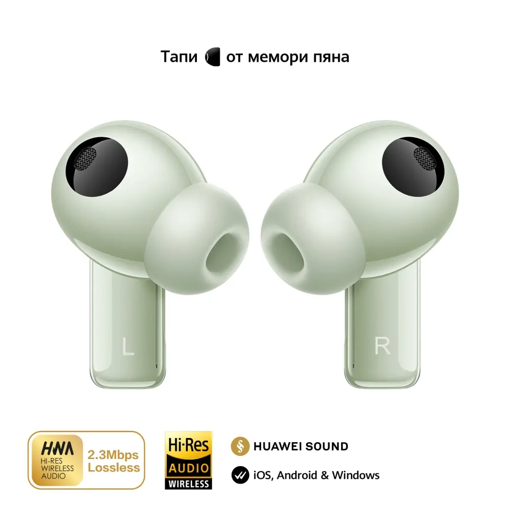 Слушалки, Huawei FreeBuds Pro 4 Piano-T180 Green - image 7