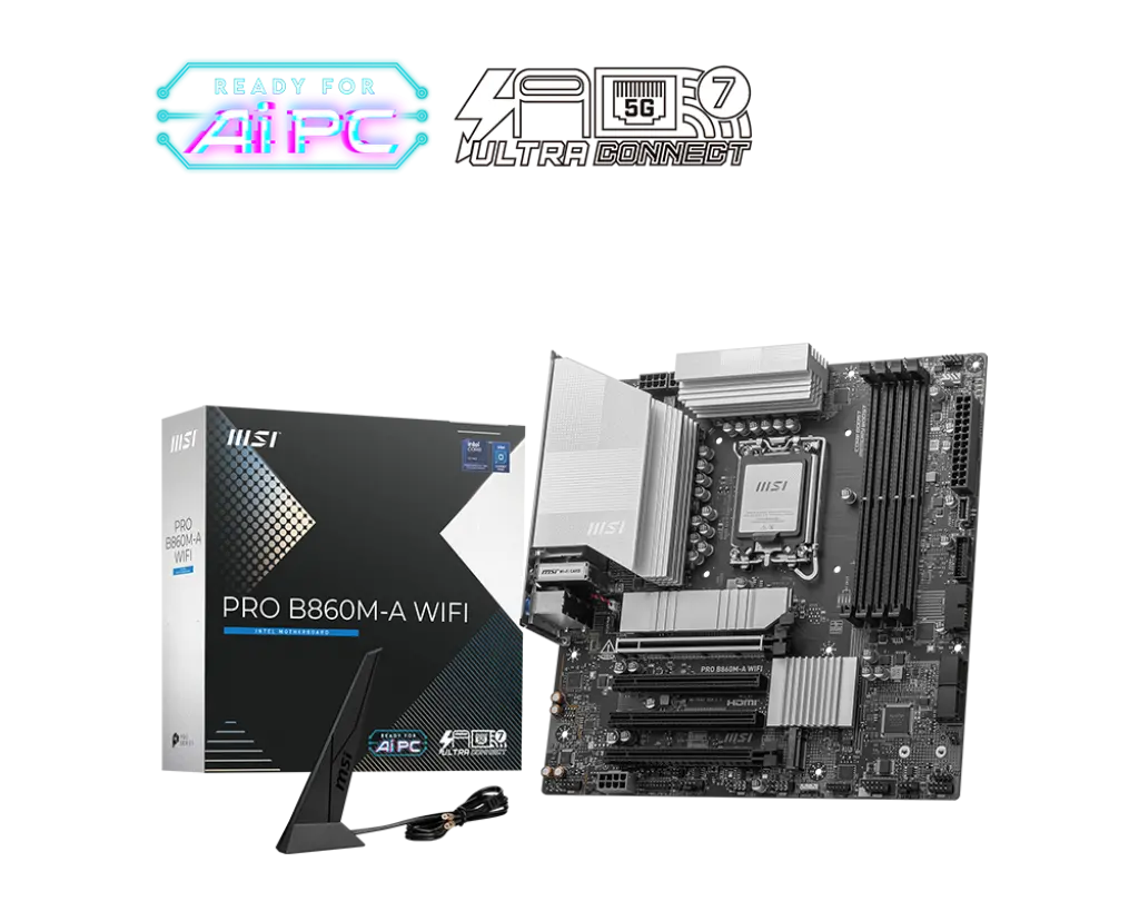 Дънна платка, MSI PRO B860M-A WIFI /LGA1851