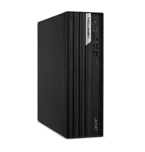 Настолен компютър, Acer Veriton X4710GT, Intel Core i5-13500 (up to 4.80GHz, 24MB), 32GB DDR4 3200MHz (2*16GB)DDR4, 512GB SSD+2TB HDD 7200rpm, Intel UHD Graphics, GLAN & TPM 2.0 module, Kbd & Mouse USB, 300W (80PLUS Platinum), Win 11 PRO 64bit, 12 mes. Warranty