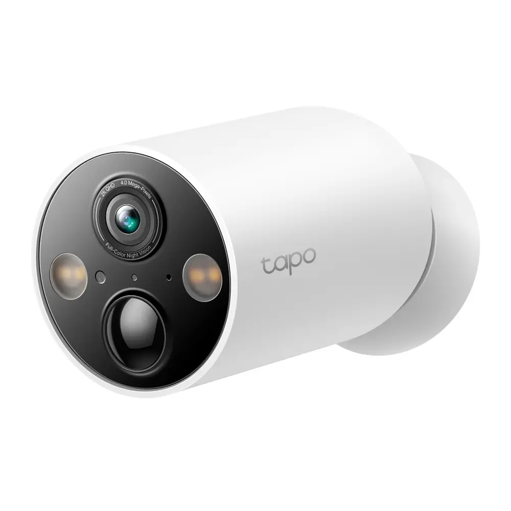 Камера TP-Link Tapo C425, 4MP, WiFi, ден/нощ цвят, Micro SD, outdoor, mic