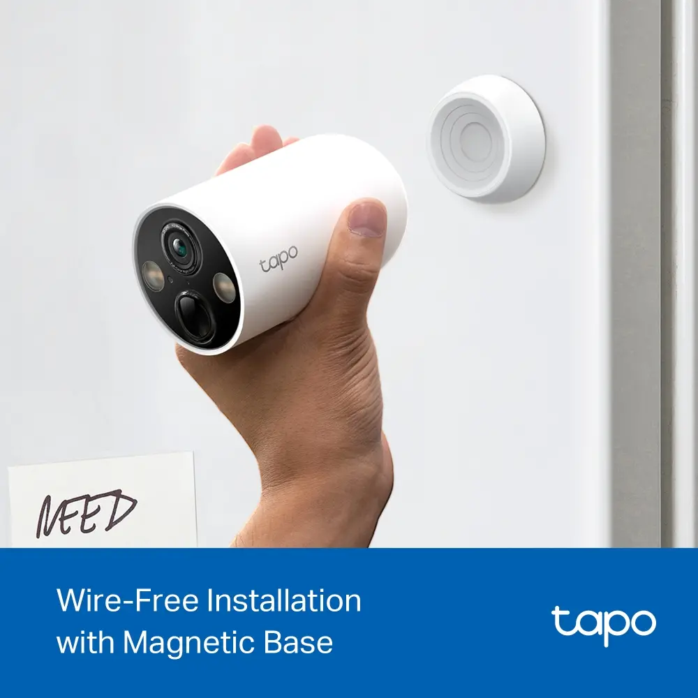 Камера TP-Link Tapo C425, 4MP, WiFi, ден/нощ цвят, Micro SD, outdoor, mic - image 3