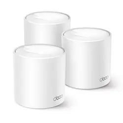 Безжичен рутер TP-LINK Deco X10(3-pack), AX1500, 2xGbE, MU-MIMO, Wi-Fi 6