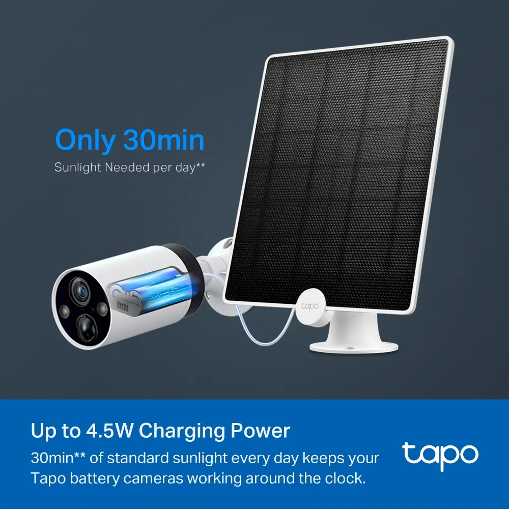 Ηλιακό πάνελ TP-Link Tapo A200 για κάμερες Tapo - image 2