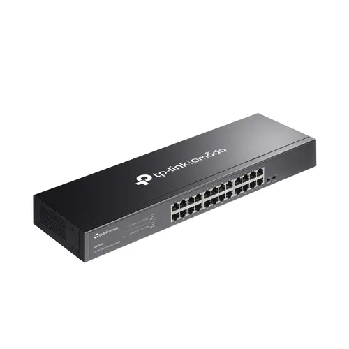 Комутатор TP-Link DS1024G, Omada, 24x 10/100/1000M RJ45 ports, metal - image 3