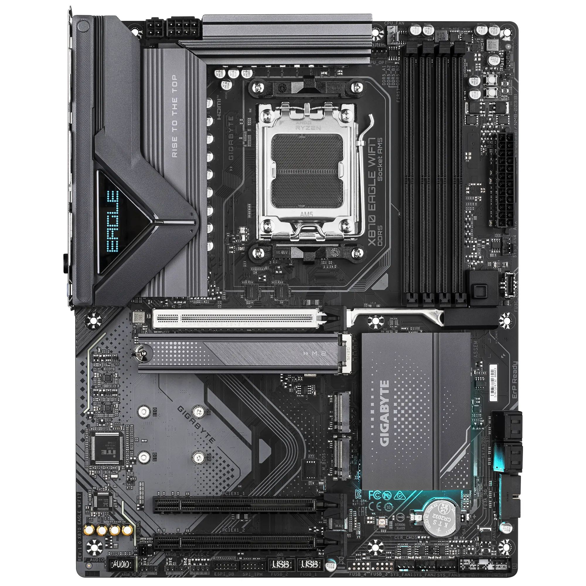 Placă de bază GIGABYTE X870 EAGLE WIFI 7, Socket AM5