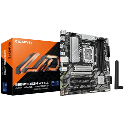 Placă de bază GIGABYTE B860M DS3H WIFI 6E, LGA 1851 - 1